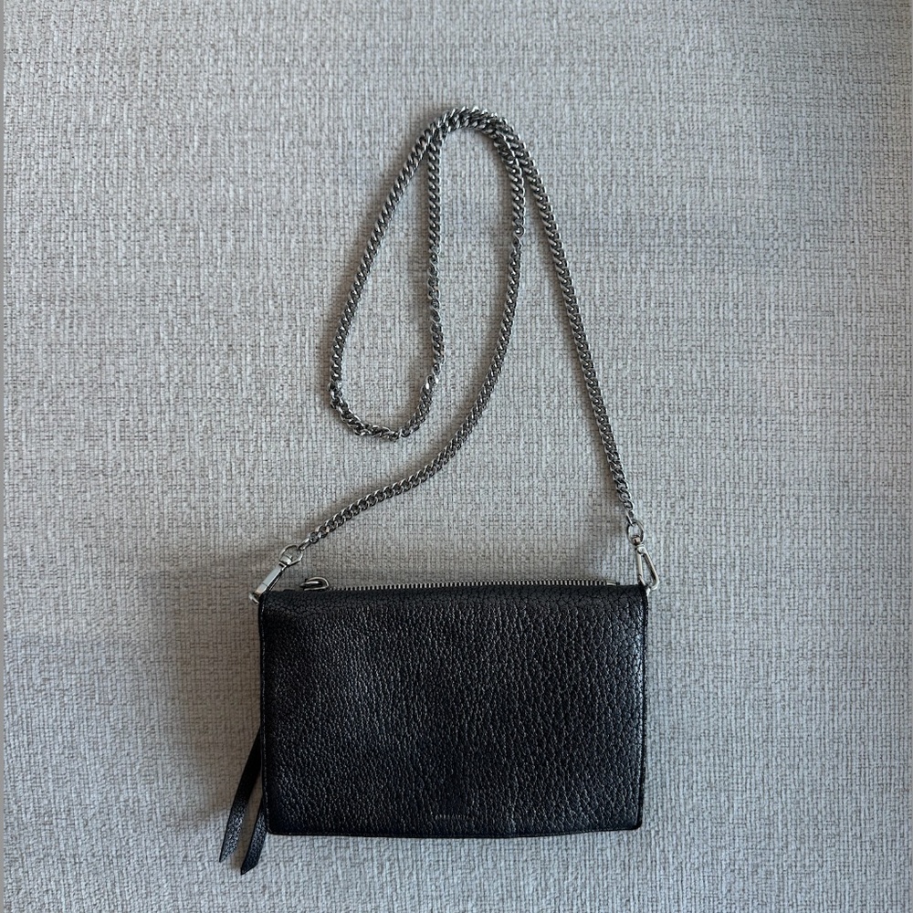 All Saint's Cross Body Leather Purse
